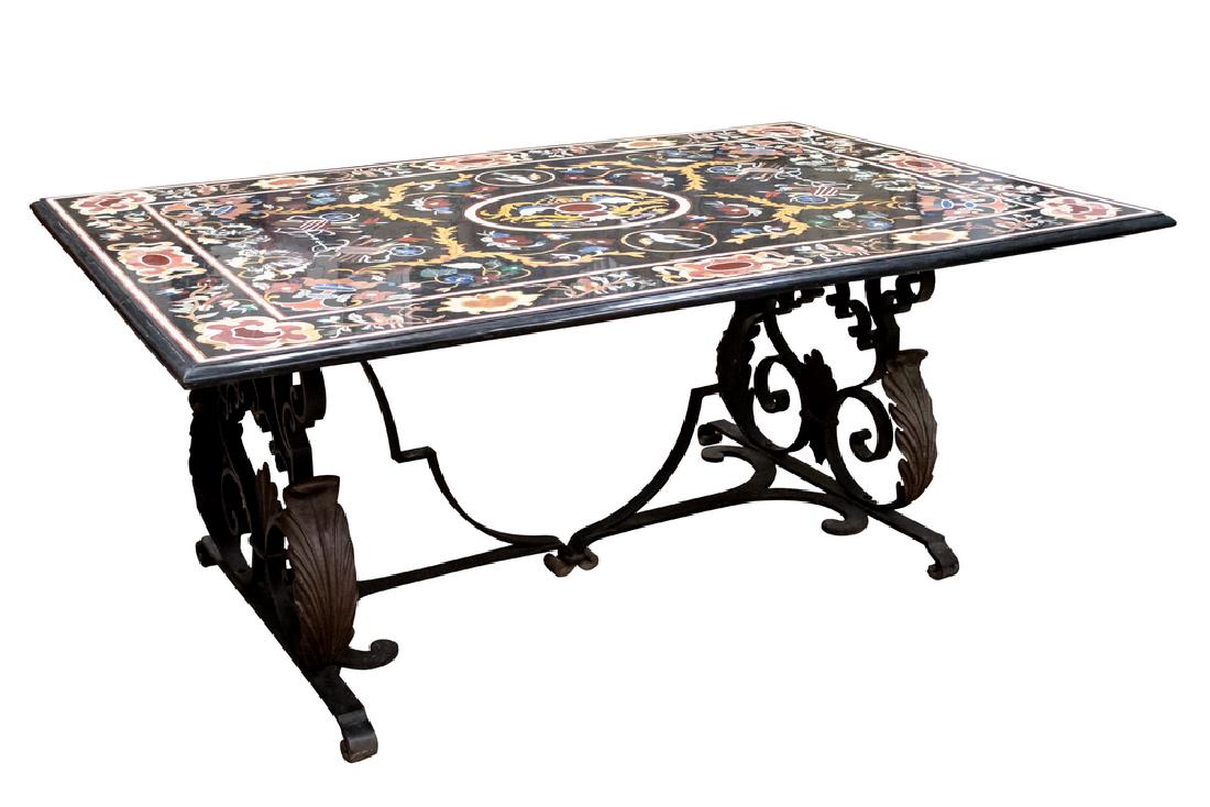 SPECIMEN MARBLE TOP SALON TABLE (1 of 8)