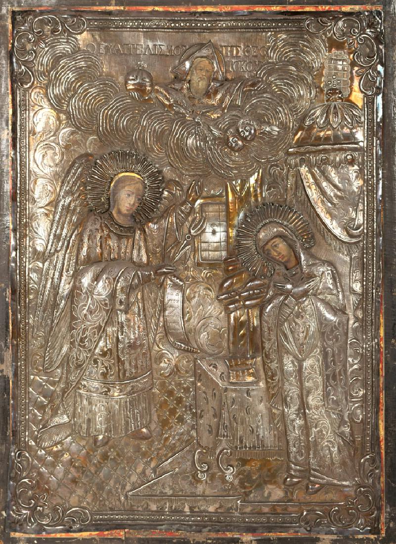 GREEK ICON OF "THE ANNUNCIATION" (1 of 10)