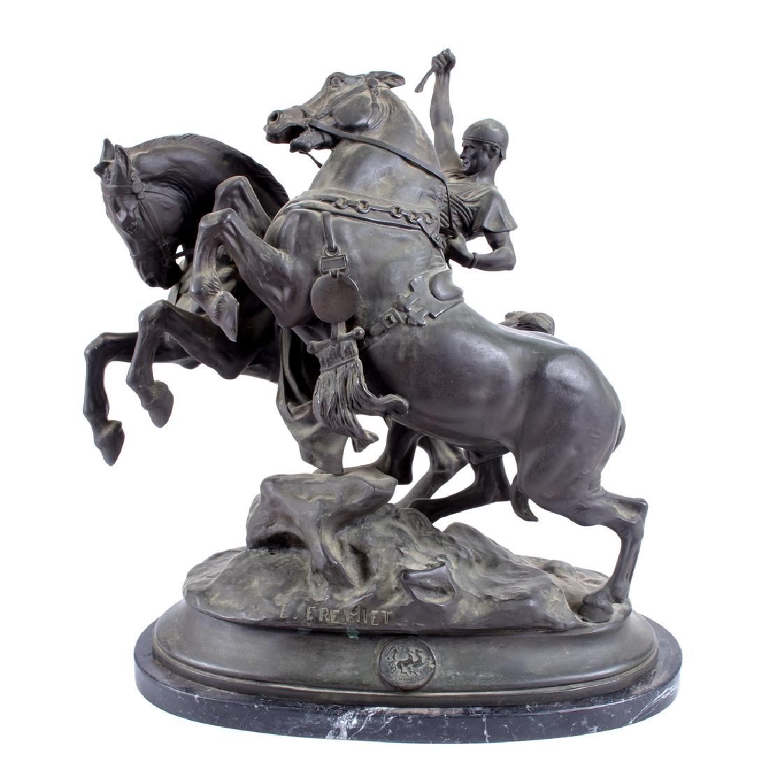 EMMANUEL FREMIET: FRENCH BRONZE GROUP (1 of 10)