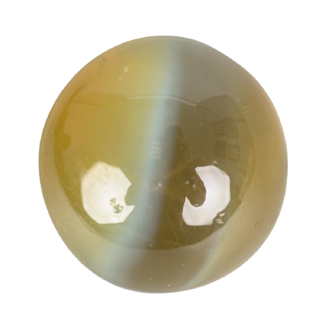 8.76 CARAT ROUND CABOCHON CAT'S EYE CHRYSOBERYL (1 of 4)
