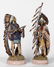 AFTER CARL KAUBA: PAIR OF POLYCHROME BRONZE FIGURES OF