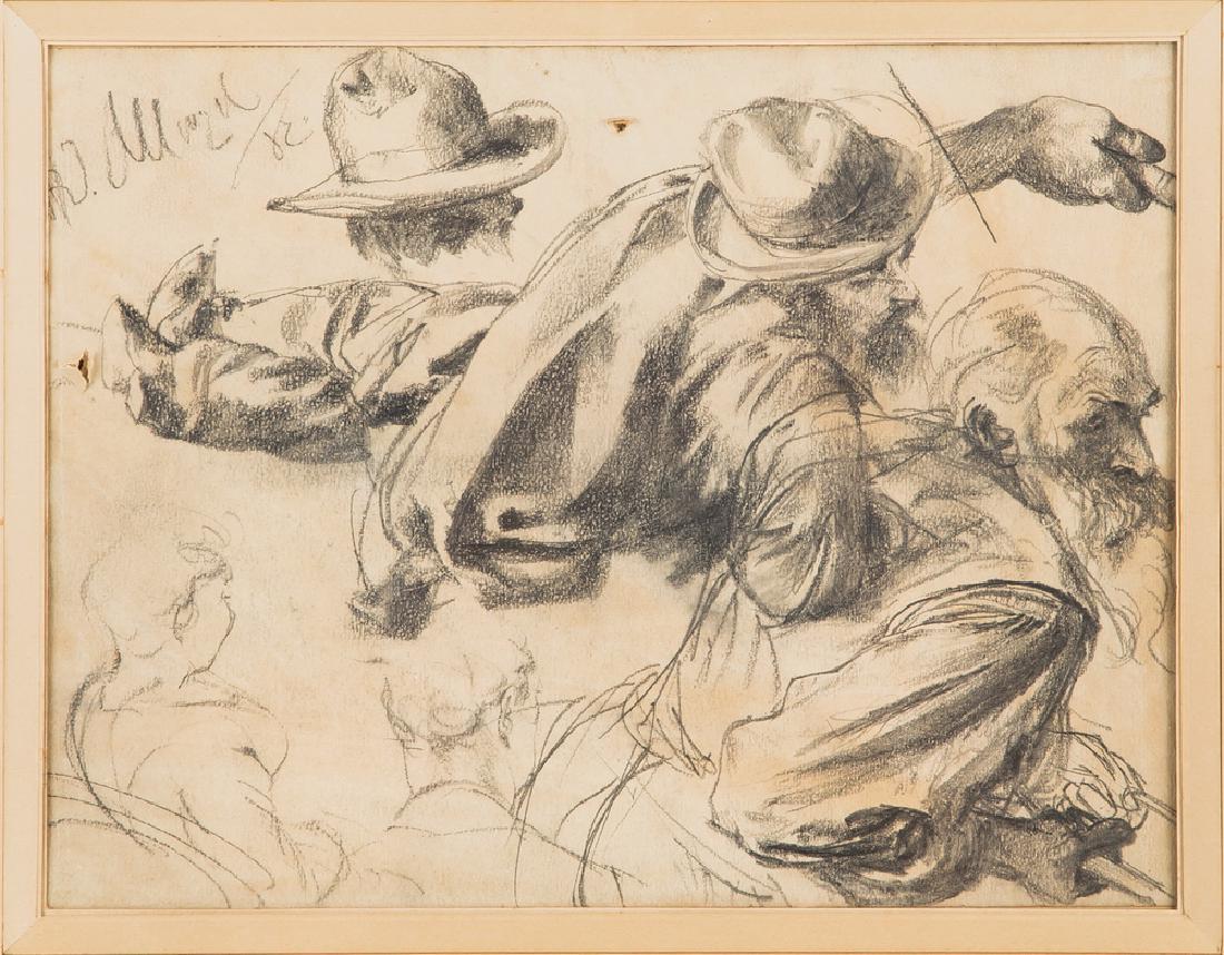 ADOLPH MENZEL: "STUDY OF FIGURES" (1 of 10)