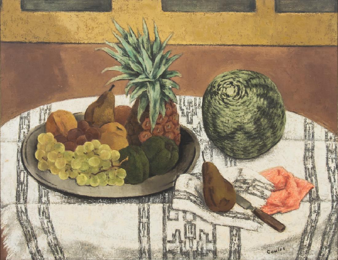 RUSSELL COWLES: "STILL LIFE WITH MELON" (1 of 11)