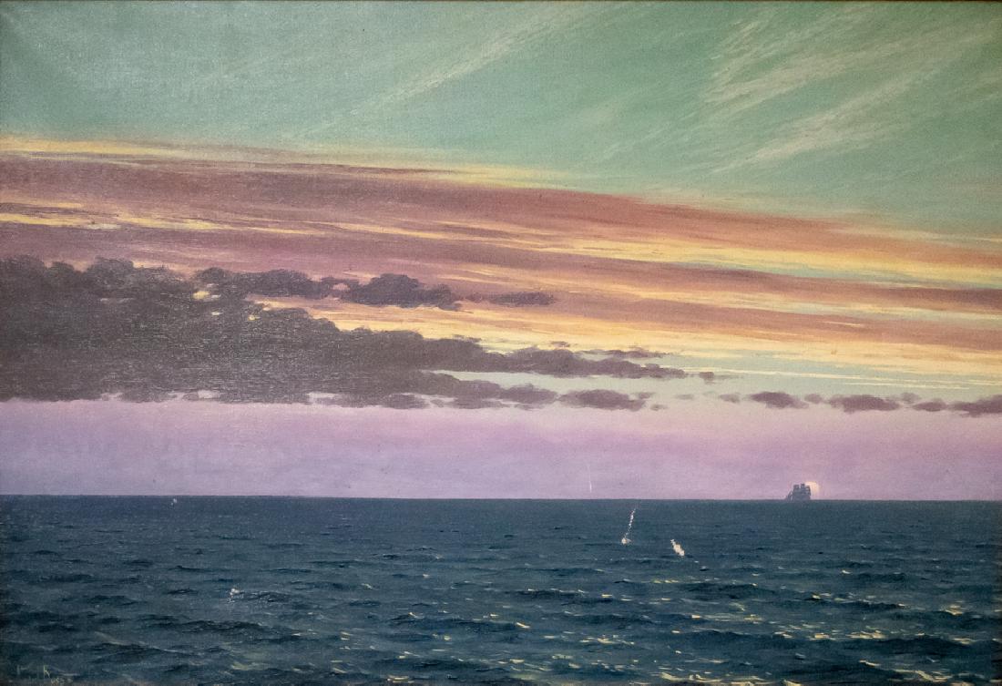 WILLEM VAN DER DOES: "SHIP ON THE HORIZON" (1 of 10)