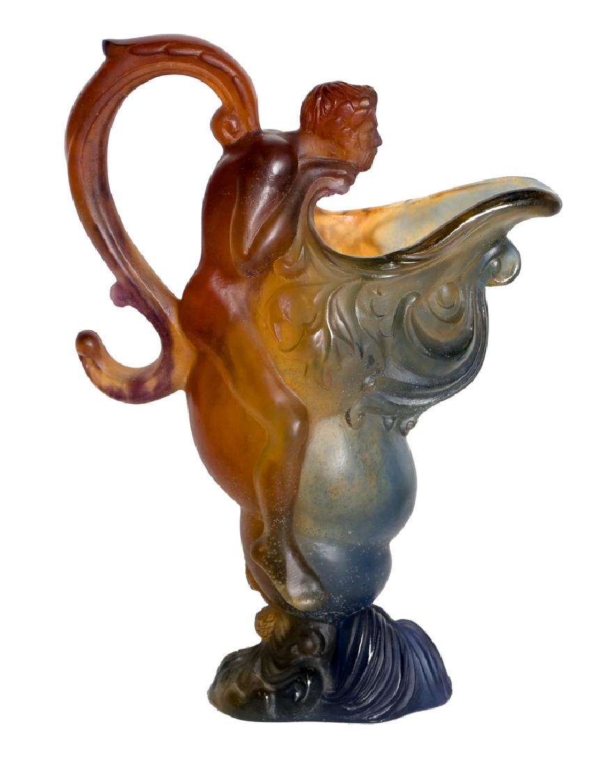 DAUM PATE DE VERRE GLASS EWER (1 of 10)