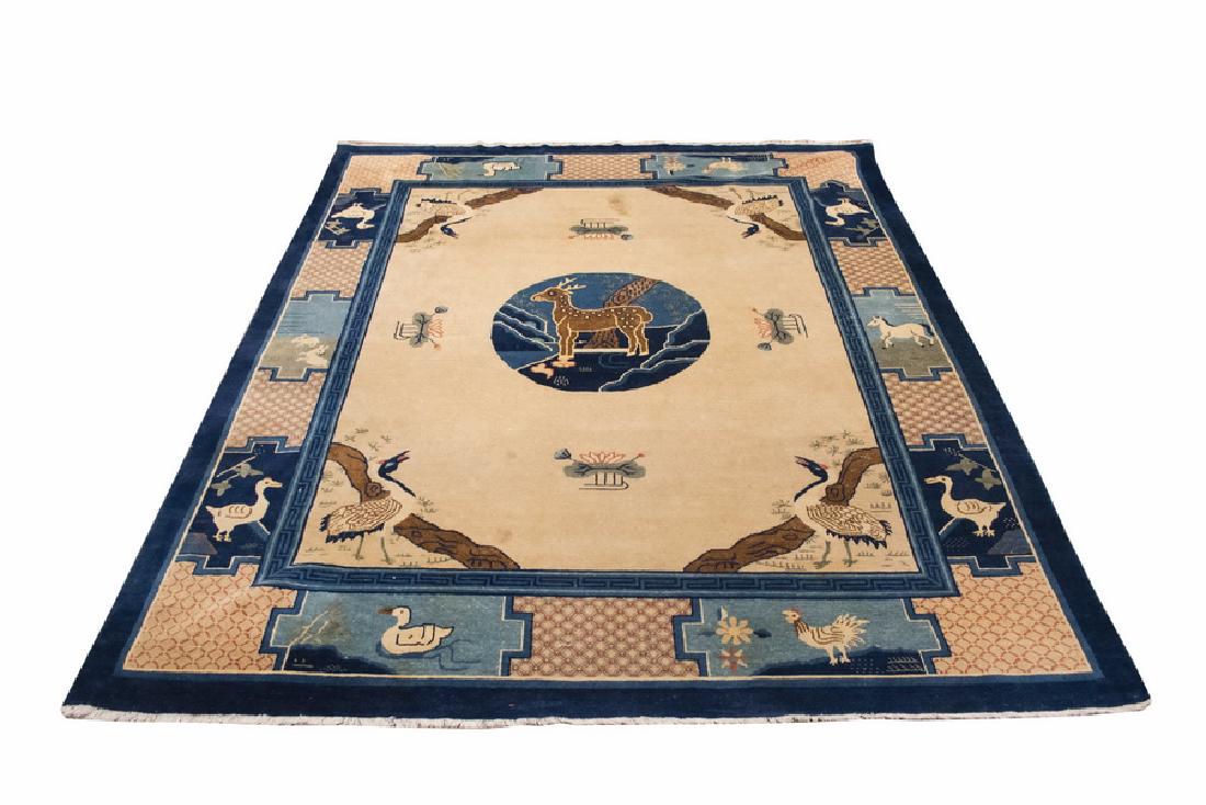 CHINESE ART DECO "ANIMAL" CARPET (1 of 6)