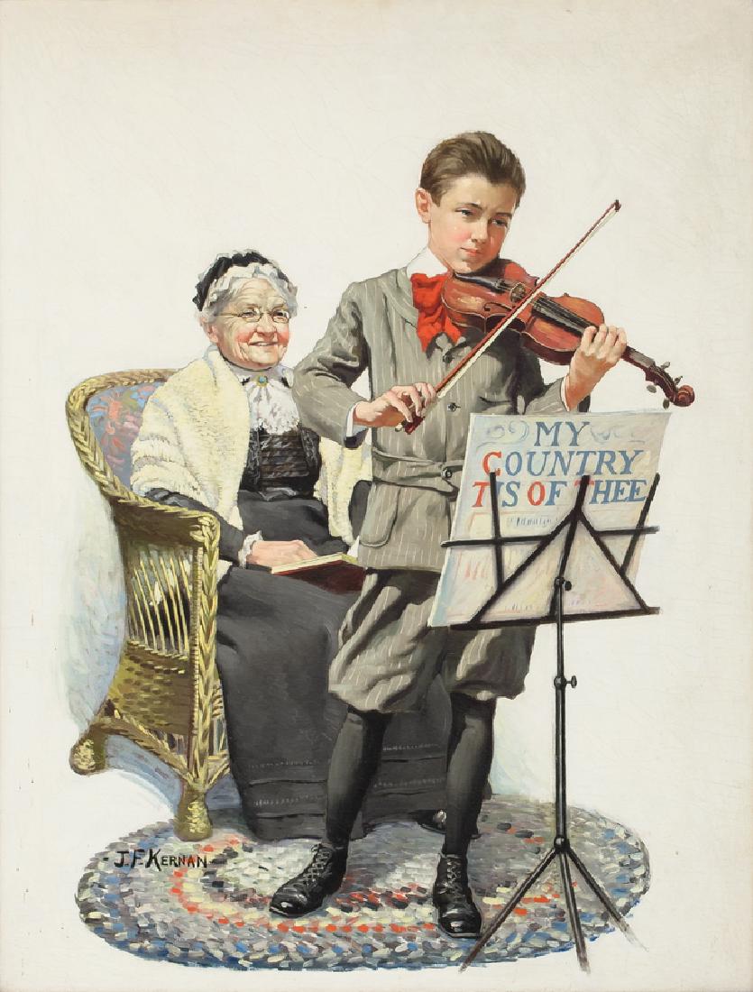 JOSEPH KERNAN: "BOY WITH VIOLIN" (1 of 12)