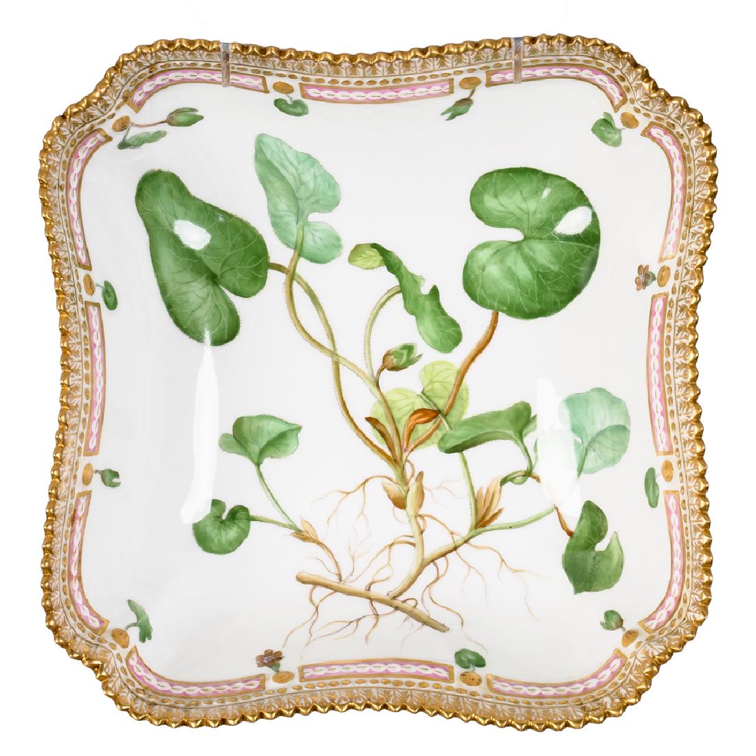 ROYAL COPENHAGEN FLORA DANICA SQUARE SERVING DISH (1 of 9)
