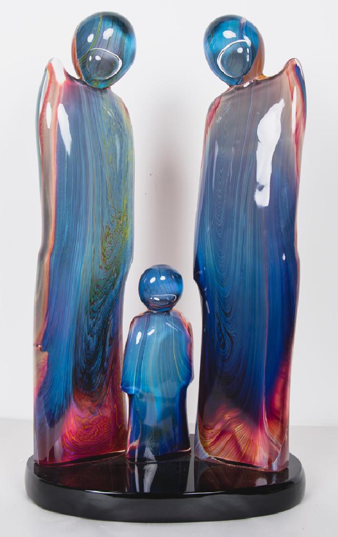DINO ROSIN FOR MURANO: ART GLASS FIGURAL GROUP (1 of 10)