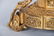 FRENCH BRONZE & GILT BRONZE FIGURAL MANTLE CLOCK - 11