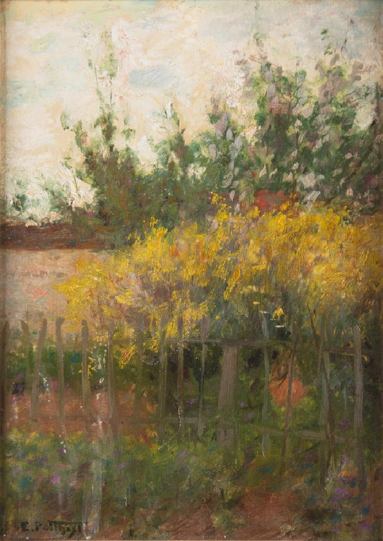 EDWARD HENRY POTTHAST: "LANDSCAPE WITH TREES" (1 of 12)