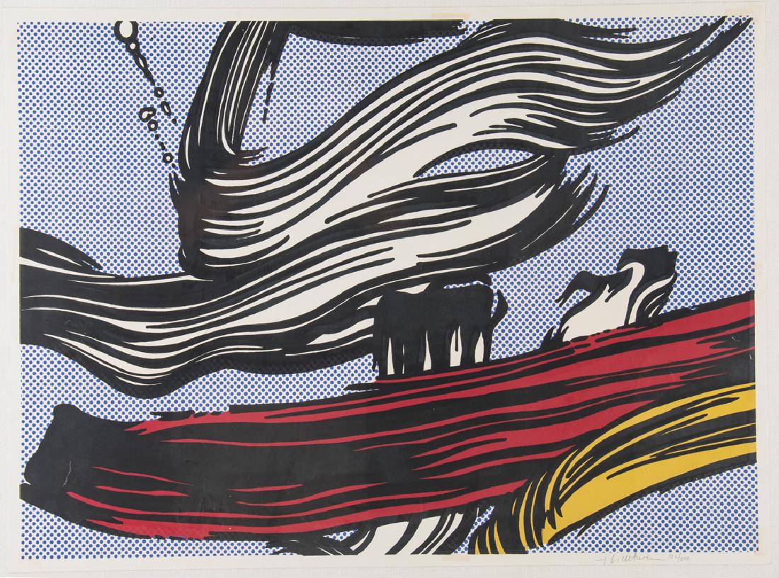 ROY LICHTENSTEIN: "BRUSHSTROKES" (1 of 17)