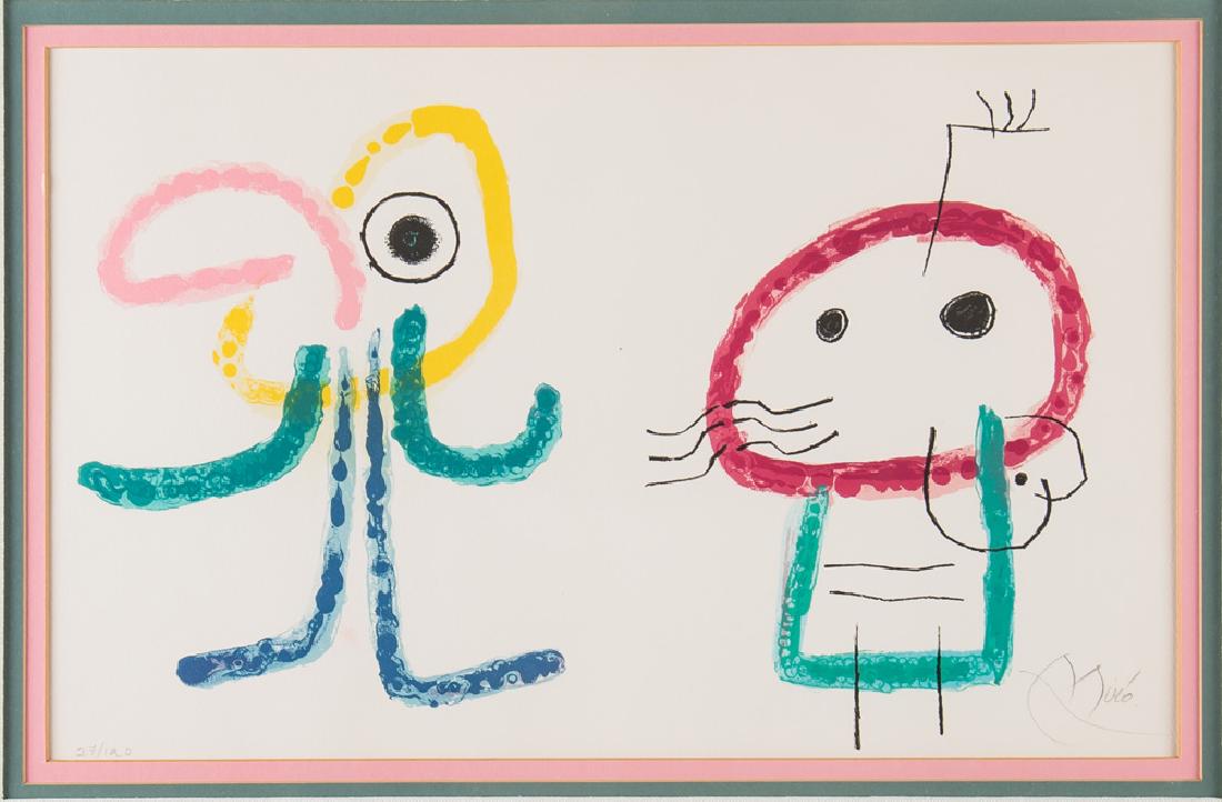 JOAN MIRO: "L'ENFANCE D'UBU" (1 of 11)