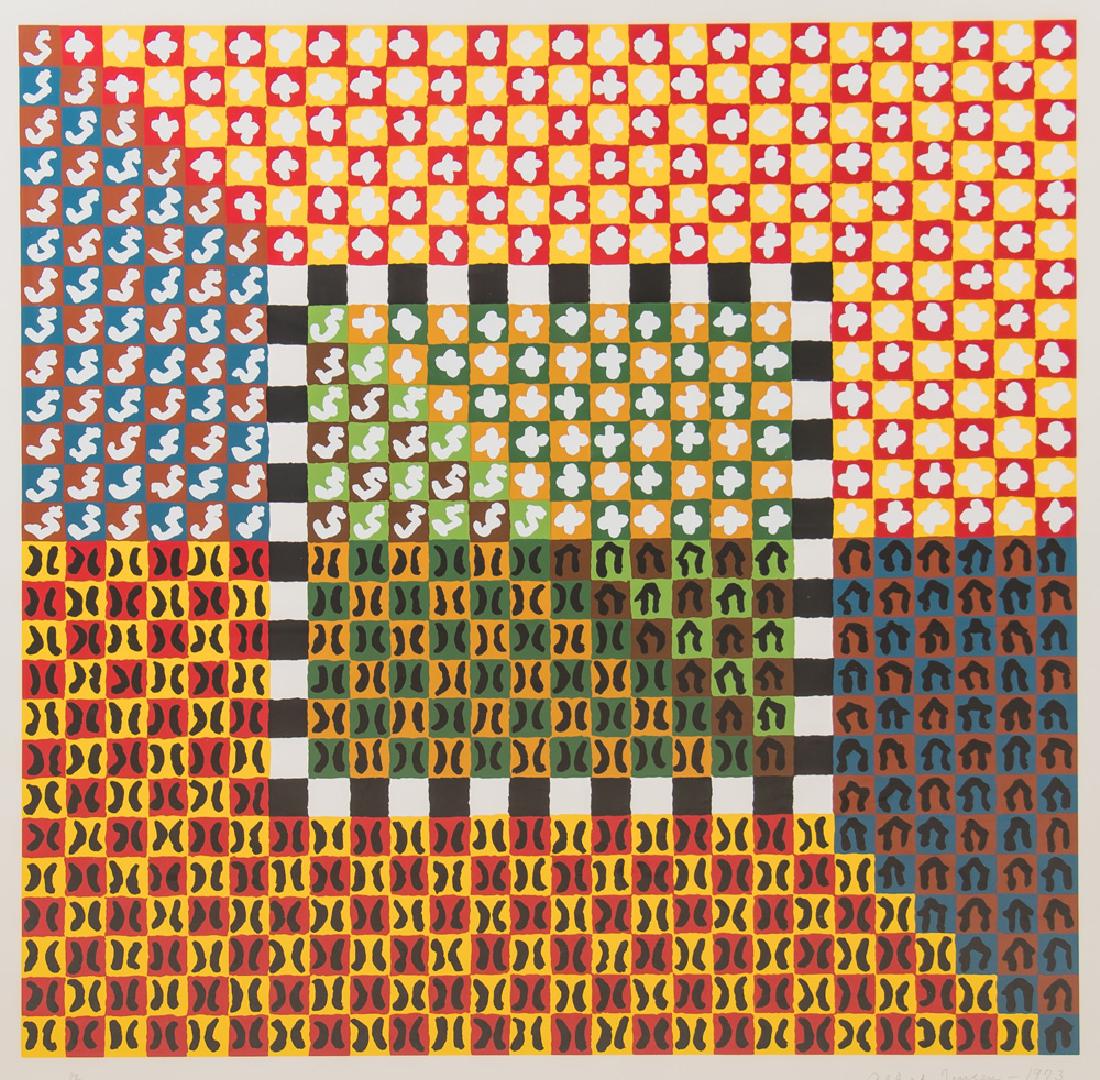 ALFRED JENSEN: "UNTITLED" (1 of 12)