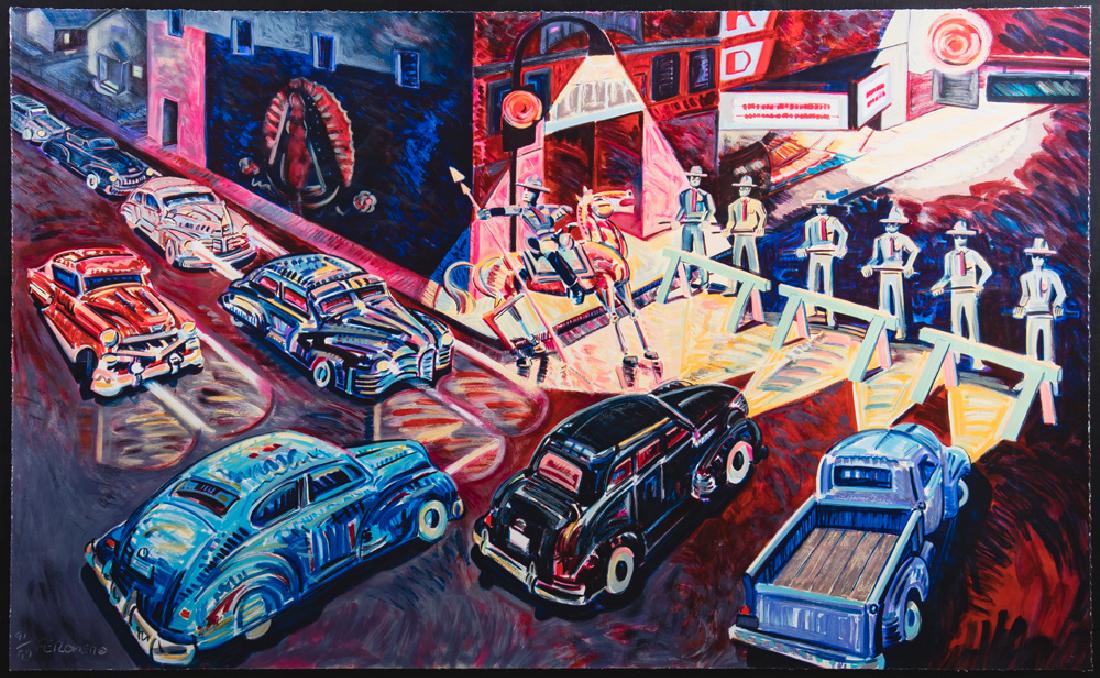 FRANK ROMERO: "CLOSING OF WHITTIER BOULEVARD" (1 of 10)