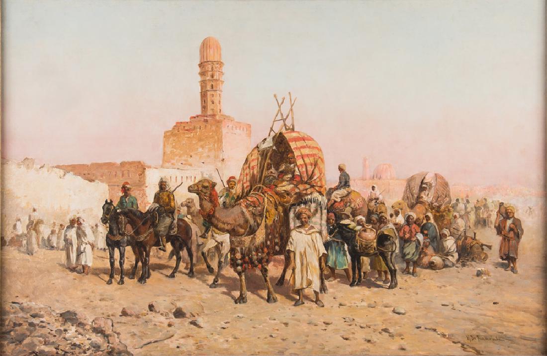 MARIANO DE FRANCESCHI: "ORIENTALIST SCENE" (1 of 16)