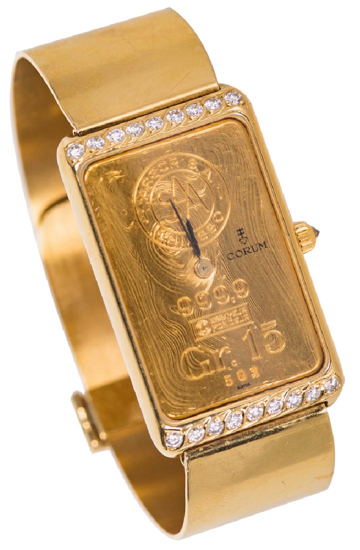 CORUM INGOT 18 KARAT LADY'S WATCH (1 of 9)
