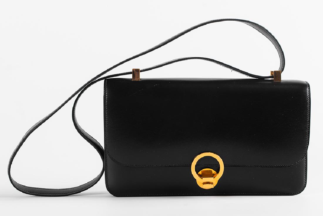 HERMES 'RING SAC' LEATHER SHOULDER BAG (1 of 11)