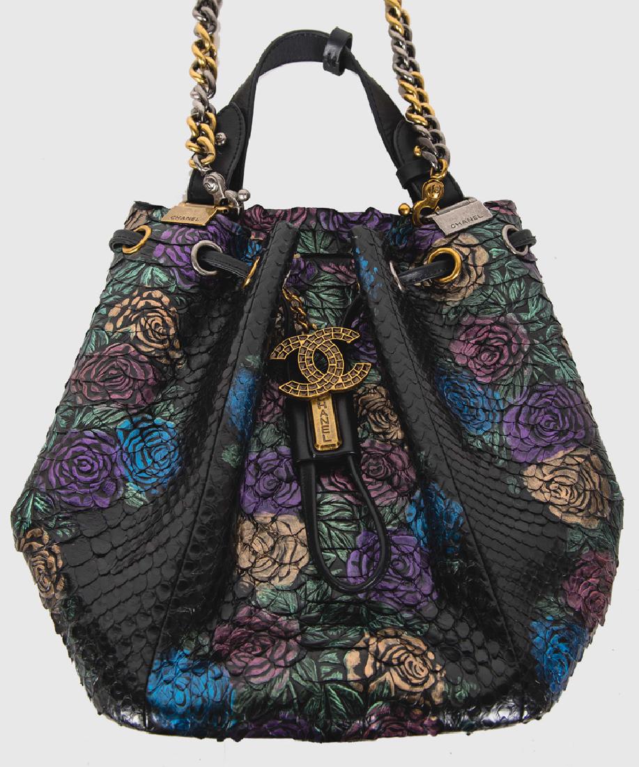 CHANEL FLORAL BOWLING BAG (1 of 10)