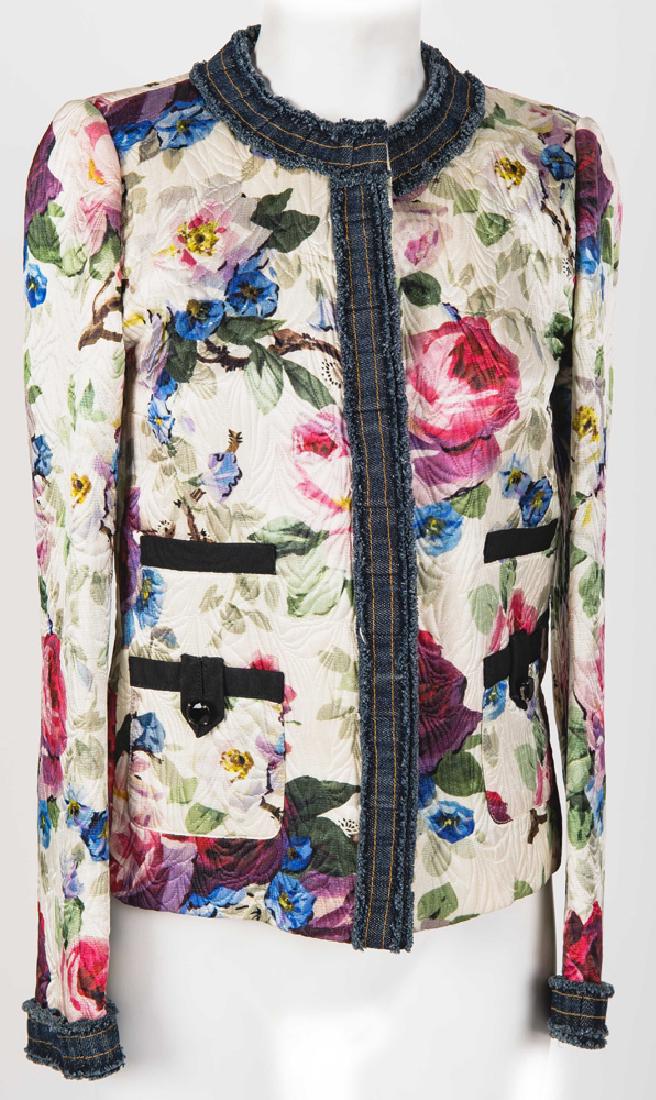 DOLCE & GABANNA FLORAL BLAZER (1 of 9)