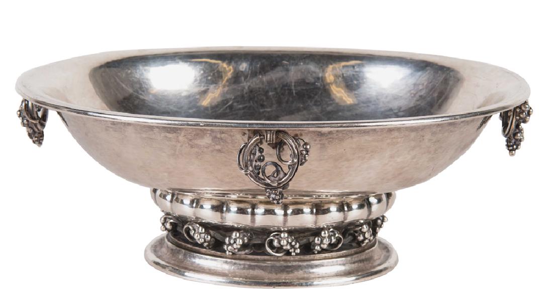 GEORG JENSEN STERLING FOOTED BOWL (1 of 13)
