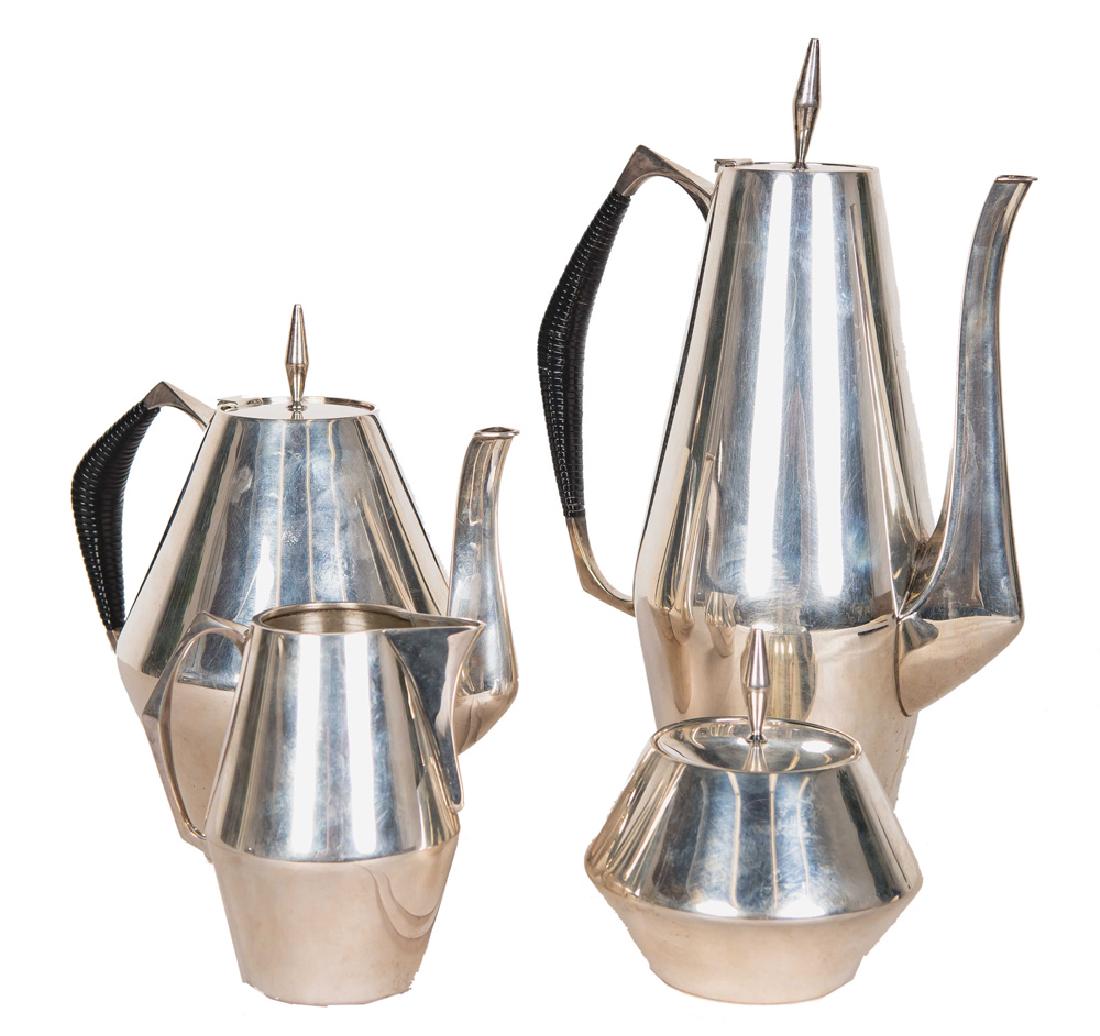 FOUR PIECE REED & BARTON STERLING 'THE DIAMOND' DRINK (1 of 18)