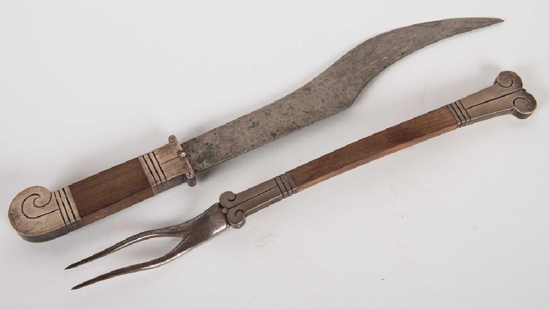 TAXCO STERLING & WOOD FORK & KNIFE (1 of 8)