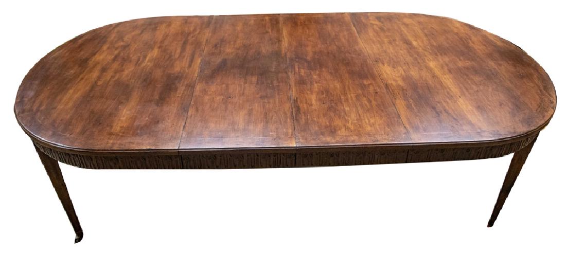 BAKER FRENCH NEOCLASSIC STYLE WALNUT DINING TABLE (1 of 5)