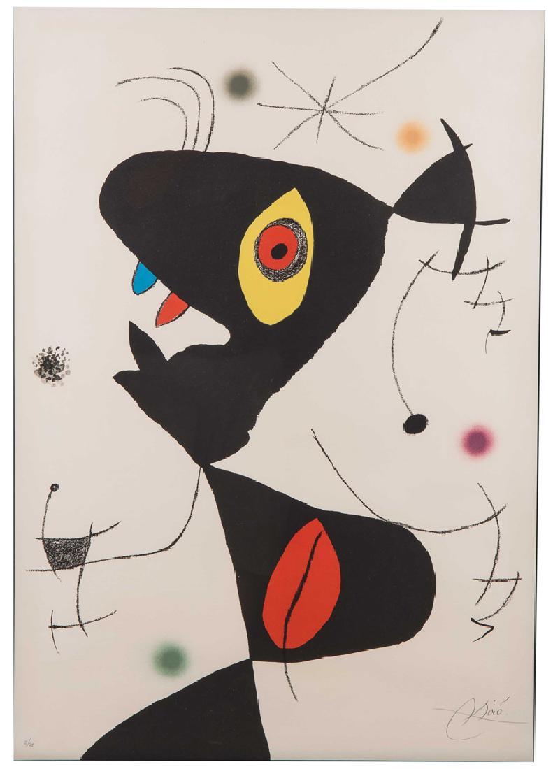 JOAN MIRO: "ODA A JOAN MIRO (PLATE VI)" (1 of 10)