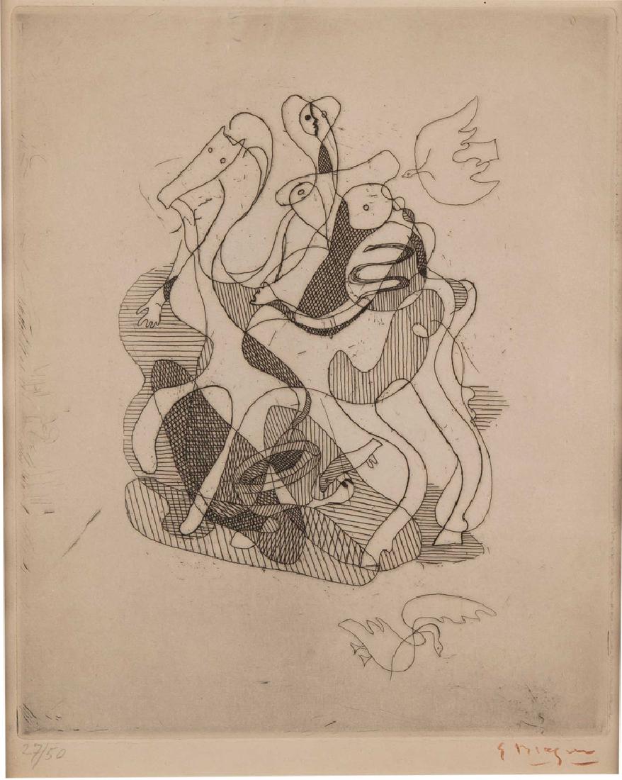 GEORGE BRAQUE: "UNTITLED (FROM 'LA THEOGONIE (1 of 17)