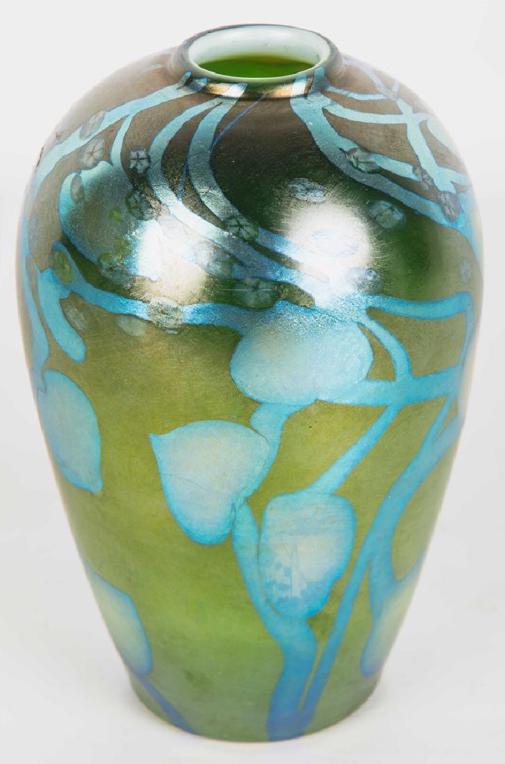 TIFFANY FAVRILE GLASS VASE (1 of 9)