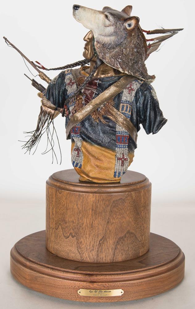 DAVE MCGARY: "EYE OF THE STORM": circa 1992 bronze signed, dated, and number 48/75 10 inches high