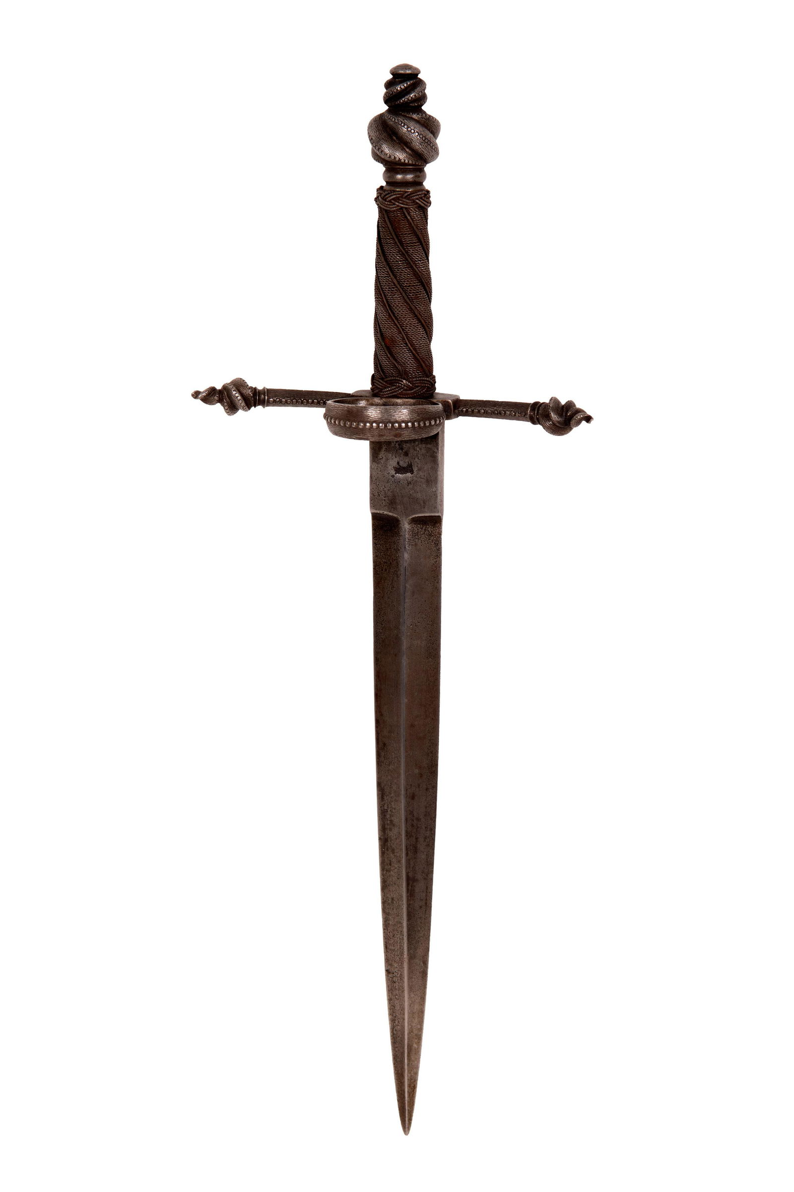 HEAVILY CARVED MAIN GAUCHE DAGGER: The lot is being sold by a Chapter 7 Trustee on behalf of a Chapter 7 bankruptcy estate. As a result Abell shall submit to the Trustee an Auction Report which must include: (1) the date and sale of th