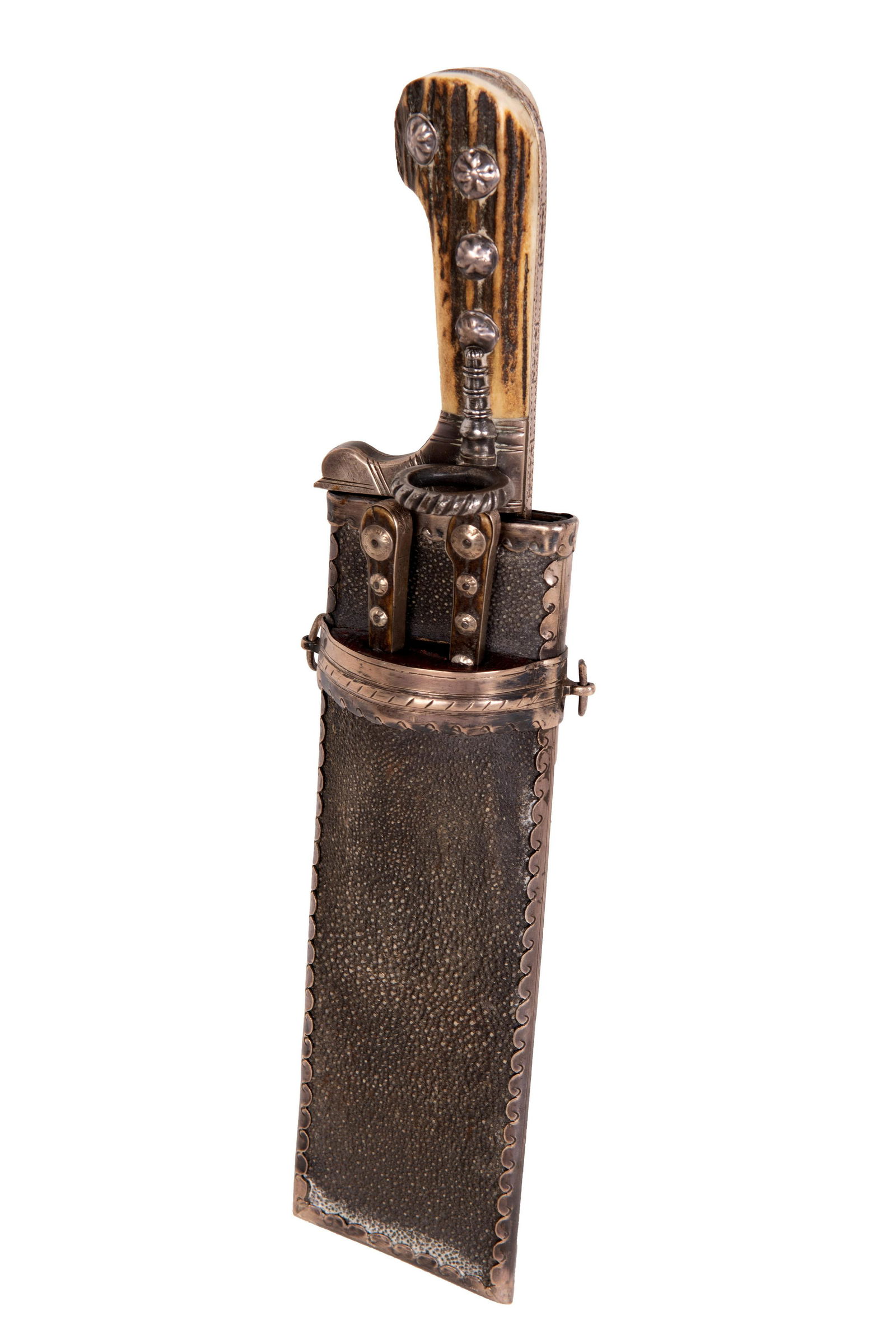 SILVER MOUNTED HUNTING CLEAVER: The lot is being sold by a Chapter 7 Trustee on behalf of a Chapter 7 bankruptcy estate. As a result Abell shall submit to the Trustee an Auction Report which must include: (1) the date and sale of th