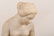 ITALIAN CARVED MARBLE FIGURE OF A WOMAN & DOG - 5