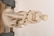 ITALIAN CARVED MARBLE FIGURE OF A WOMAN & DOG - 6