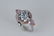 18 KARAT GOLD, PLATINUM, & FANCY NATURAL GRAY-BLUE & - 10