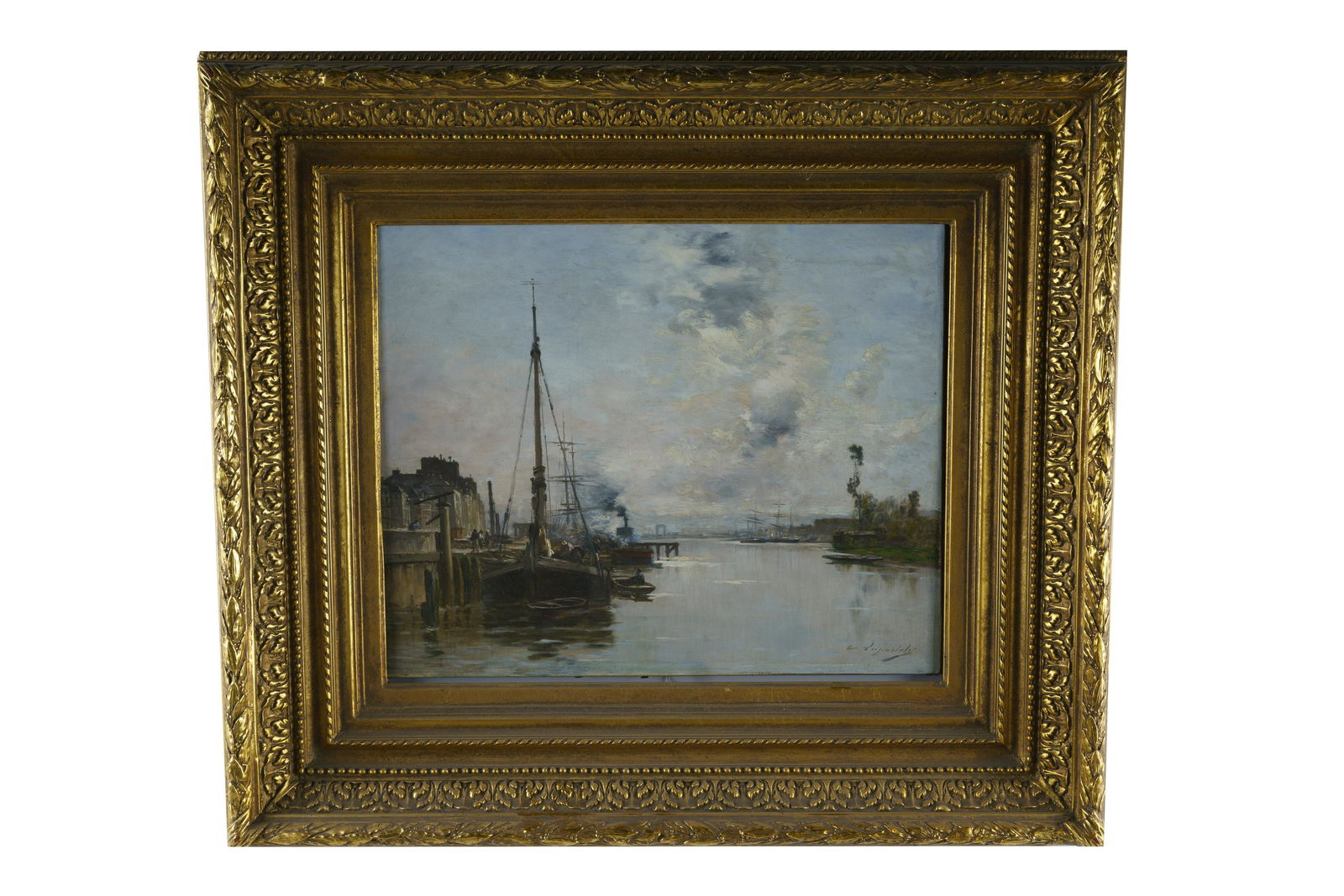 CONTINENTAL SCHOOL: "BOATS IN A HARBOR" (1 of 8)