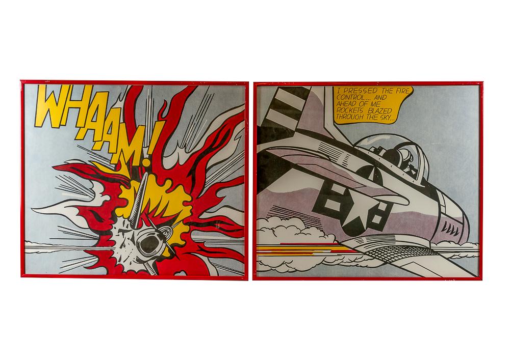 ROY LICHTENSTEIN: "WHAAM!" DIPTYCH (1 of 13)