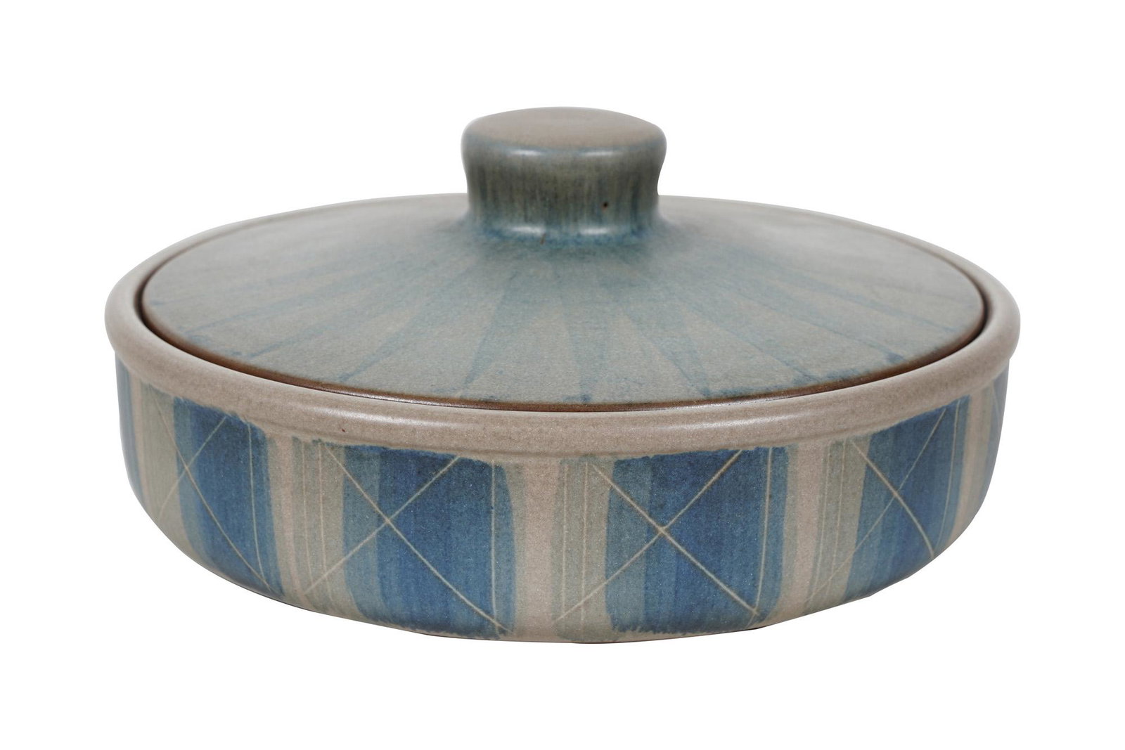 RUBERT DEESE GLAZED CERAMIC COVERED DISH (1 of 9)