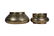 TWO PERSIAN INCISED BRASS PLANTERS