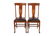 SET OF FOUR OAK DINING CHAIRS
