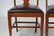 SET OF FOUR OAK DINING CHAIRS - 8