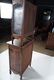 FRENCH PROVINCIAL CARVED WALNUT CABINET & VITRINE - 4