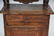 FRENCH PROVINCIAL CARVED WALNUT CABINET & VITRINE - 9