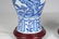 PAIR OF CHINESE BLUE & WHITE PORCELAIN URN FORM TABLE - 12