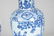 PAIR OF CHINESE BLUE & WHITE PORCELAIN URN FORM TABLE - 9