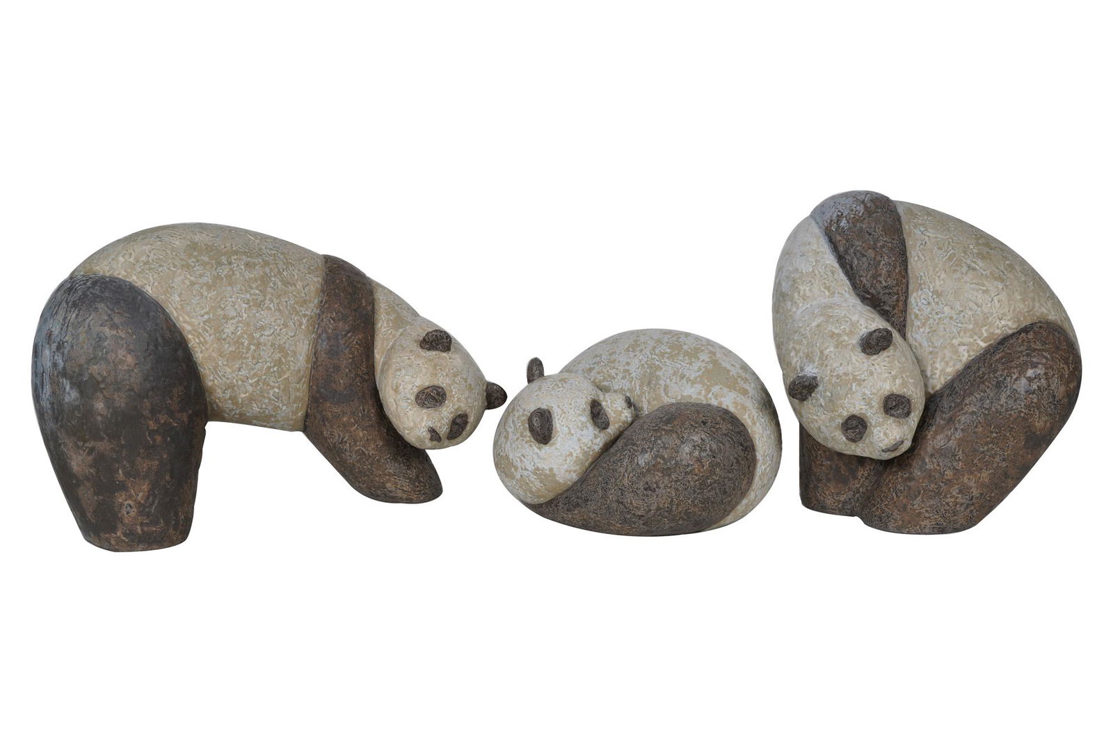 THREE LLADRO PANDAS (1 of 11)