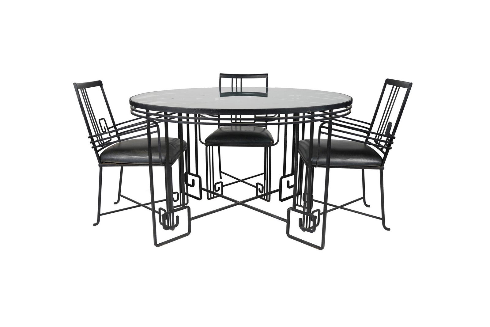 ART DECO STYLE PATIO SET (1 of 8)