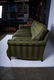 REGENCY STYLE GREEN UPHOLSTERED SOFA - 6